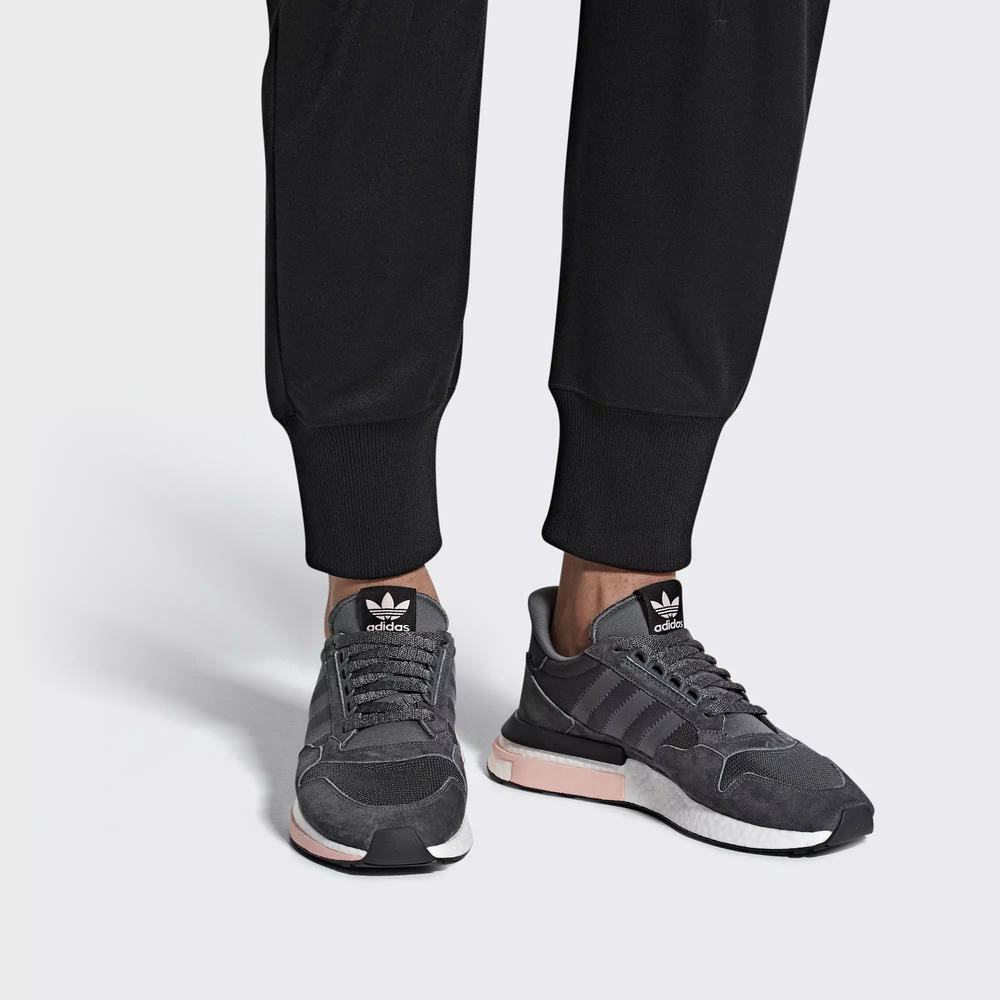 Adidas ZX 500 RM Tenis Grises Para Hombre (MX-64329)